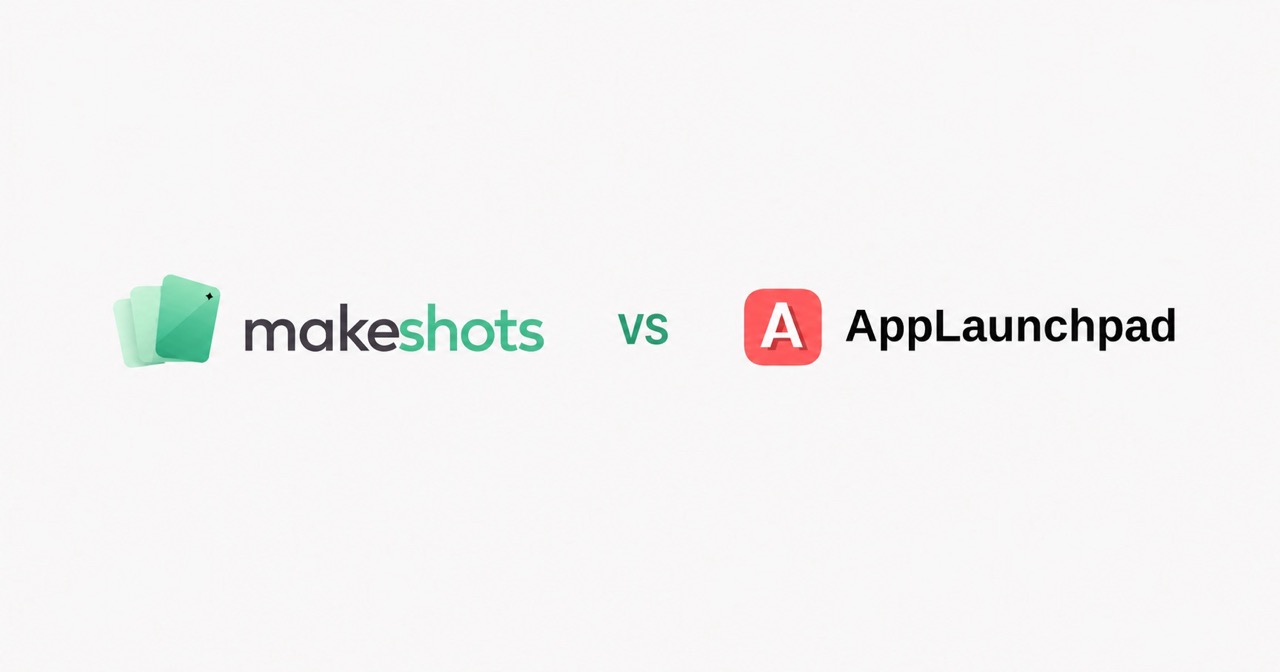 DesignShots vs AppLaunchpad app store screenshot tools compared